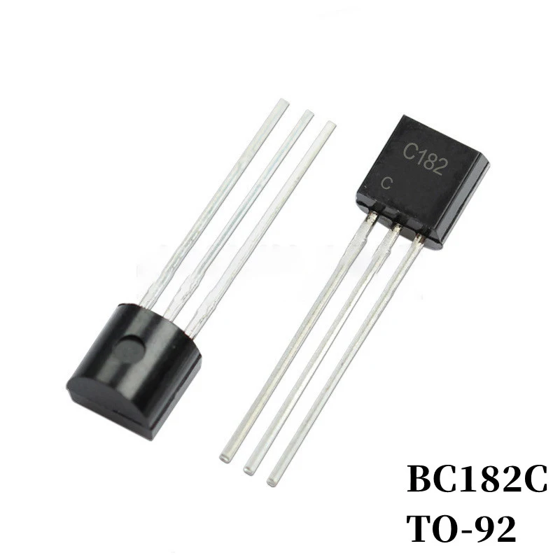 50~2000Pcs BC212C BC213C BC214C BC182C BC183C BC184C DIP Transistor NPN/PNP TO-92 Bipolar Transistor