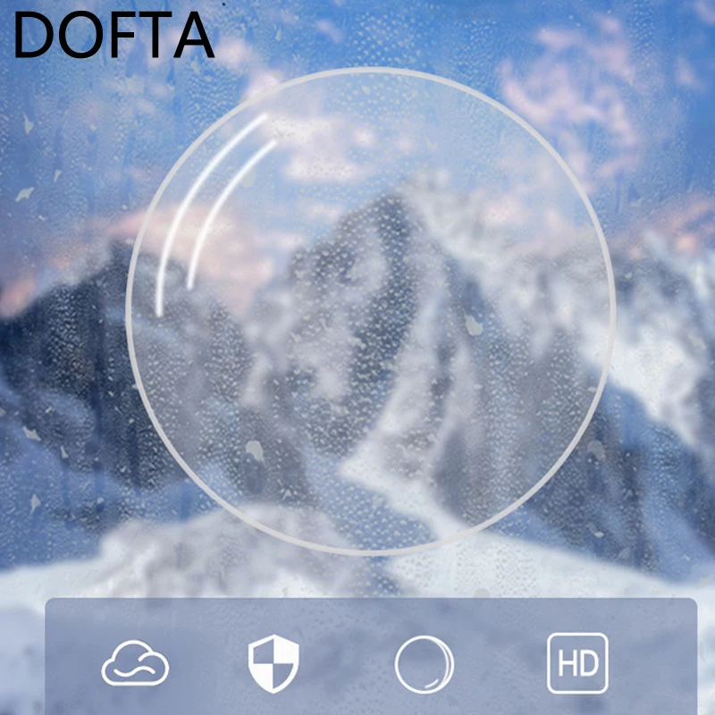 dofta-anti-fog-anti-blue-light-prescription-optical-lenses-cr-39-resin-156-161-167-aspherical-with-anti-reflective