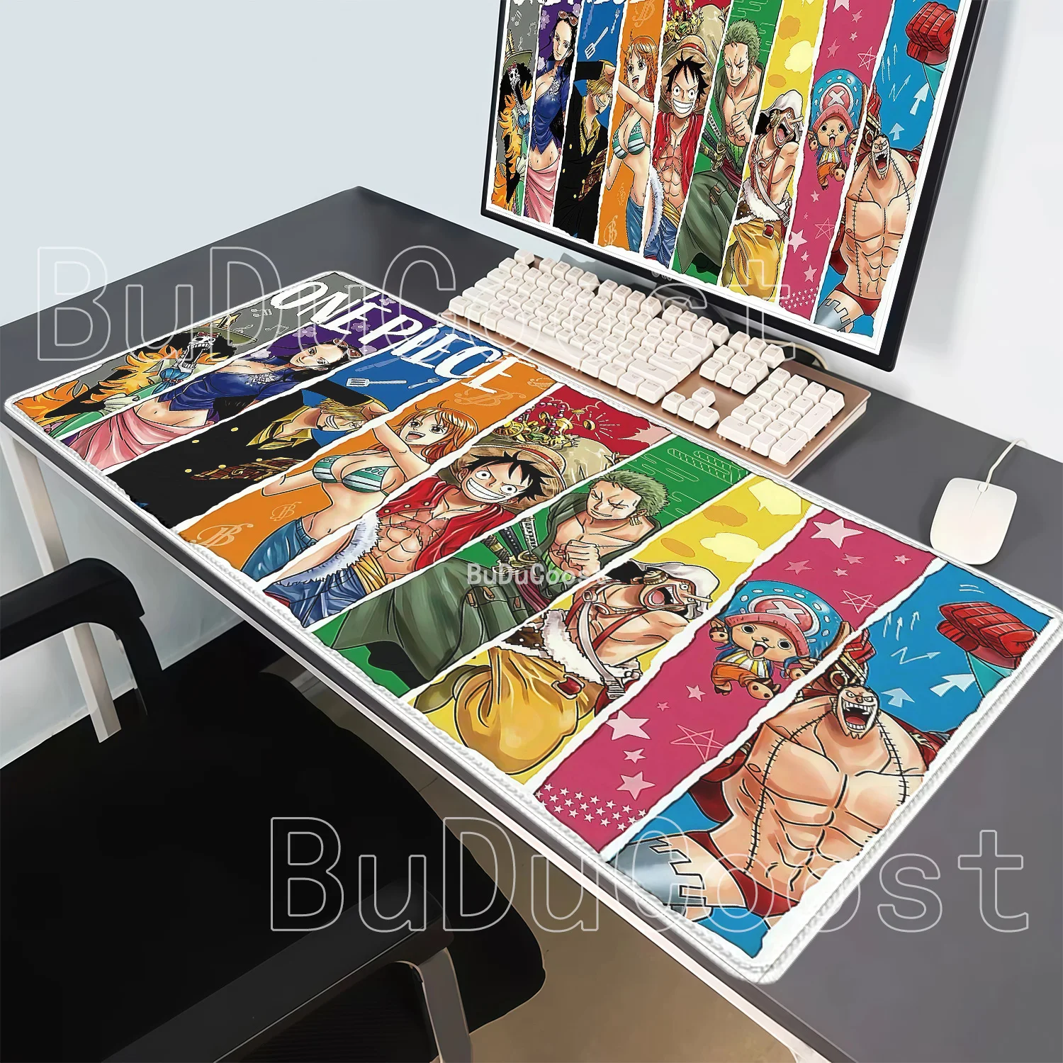 HD printing Roronoa Zoro Luffy One Piece Gaming XXL computer Mouse Pad anime Mousepad Office Keyboard overlock Non-slip Desk Mat