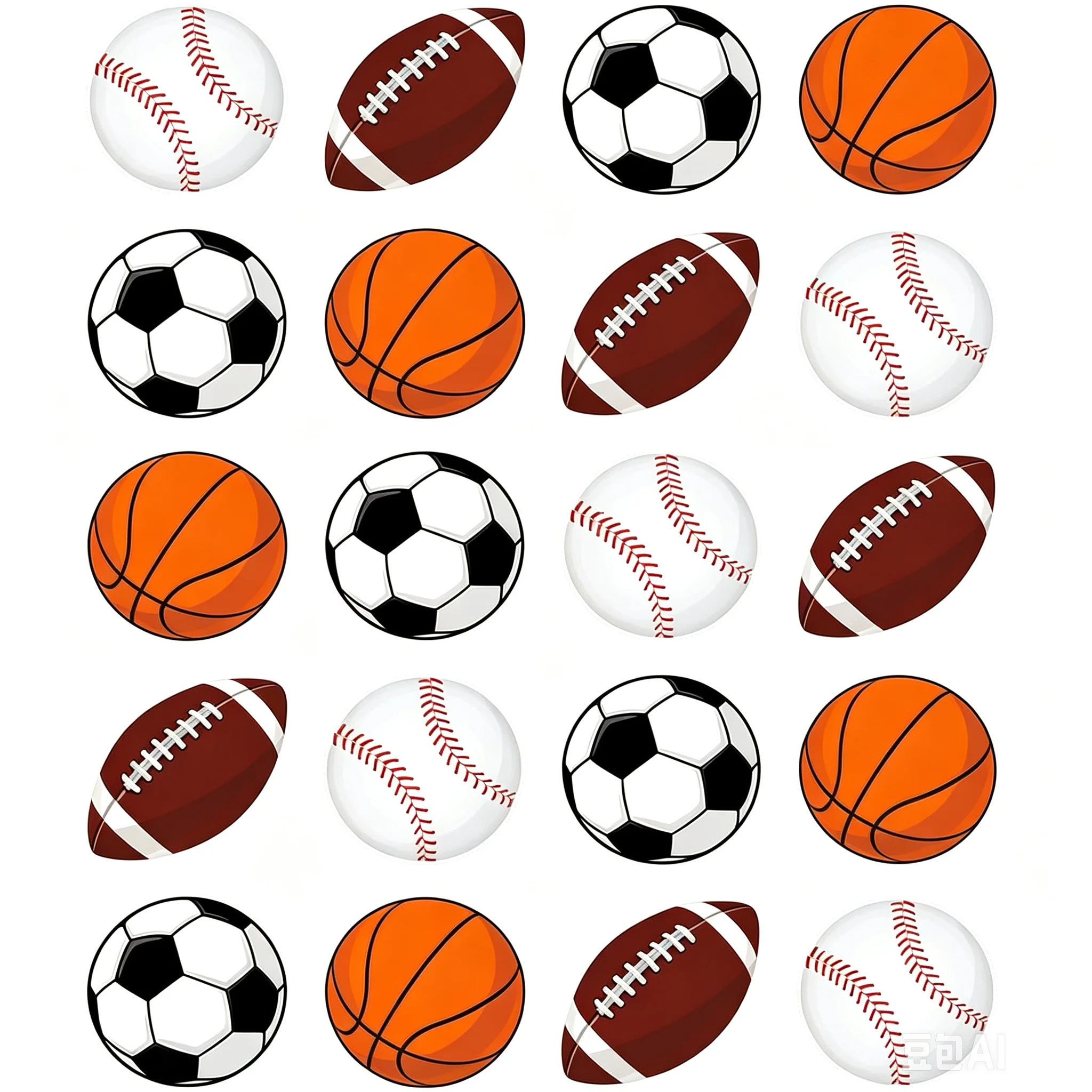 200-500 Pegatinas de Balones Deportivos para Niños, para el Aula, Baloncesto, Fútbol, Pegatinas Deportivas de Espuma Mixta para Scrapbooking Sunday Ga