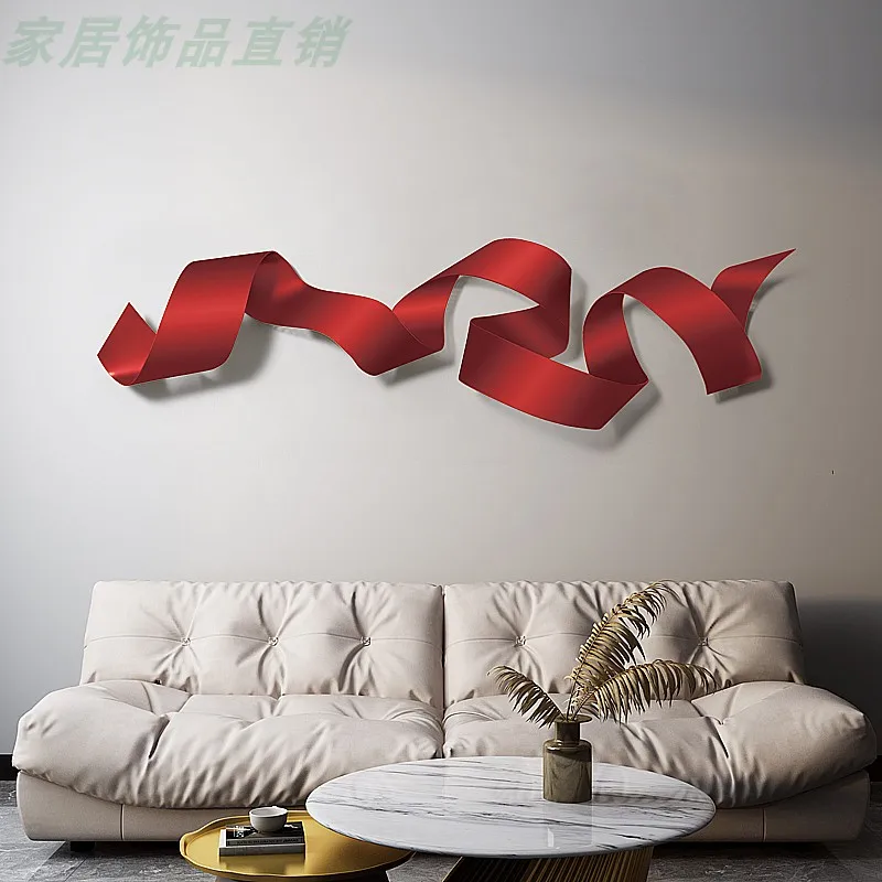 

decoration hanging Light luxury metal decoration Modern background decoration Living room model room