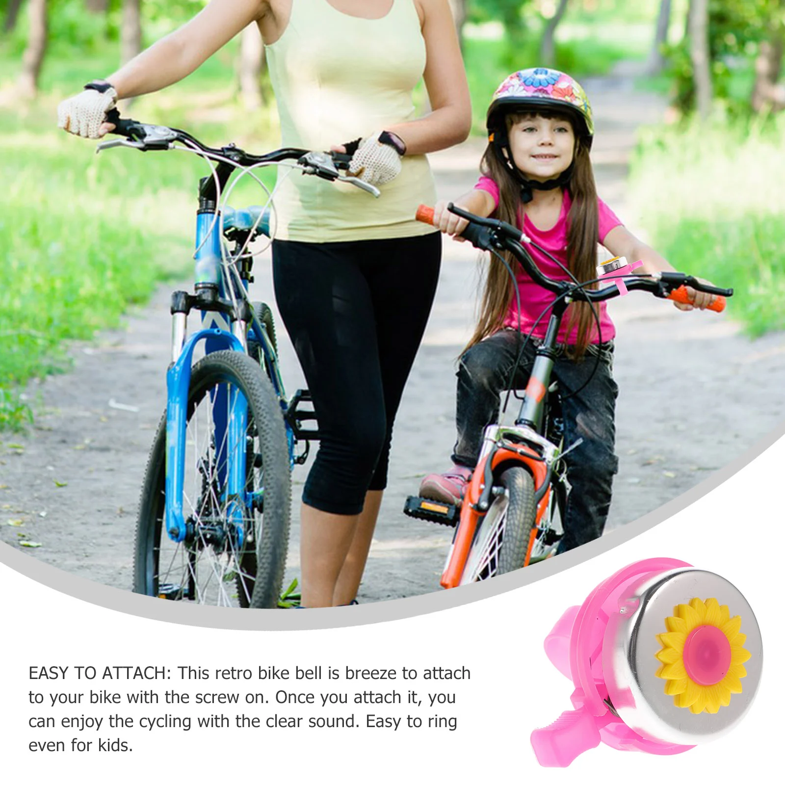 Cycling Bell Children Bells Bike Bicycle for Kids Girl Horn Handlebar Ring Chime