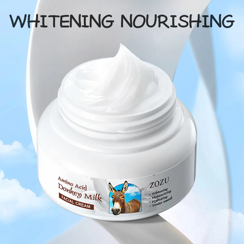 Donkey Milk Whitening Face Cream 120g Deep Hydration Anti-aging Brightening Nourish Skin Care Tender Skin Cream view 5