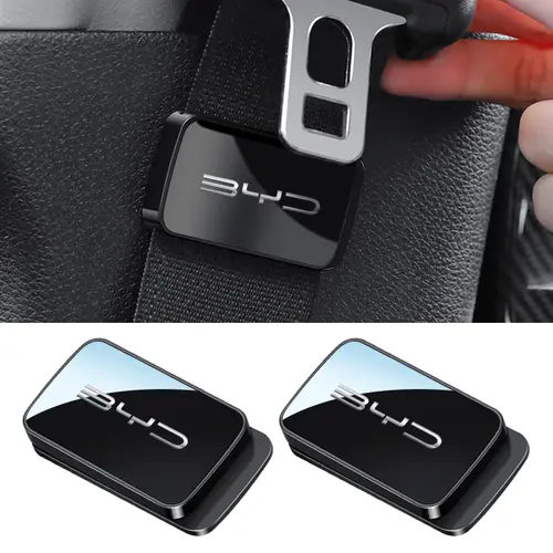 1/2Pcs Universal Magnetic Car Seat Belt Holder Stabilizer For BYD Song Plus Yuan Pro Tang EV F0 F3 Seal u DMi Han Accessories - Image 8