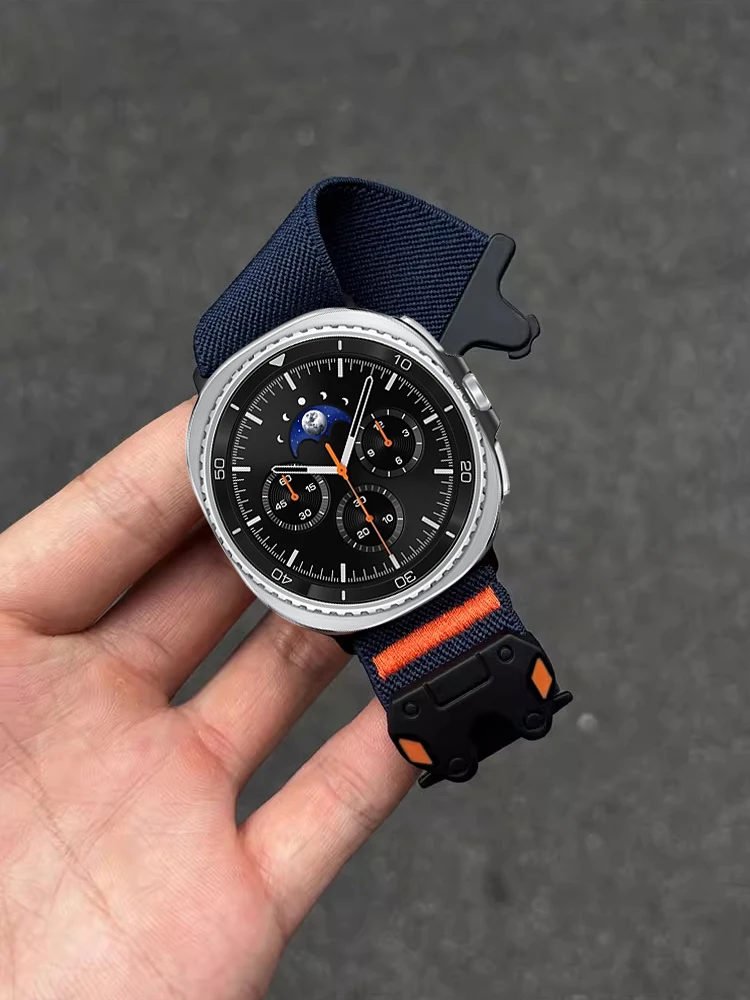 2 Pack Straps For Samsung Galaxy Watch 8 Ultra/8 classic 46mm 47mm 44mm 40mm Parachute Sport correa Bracelet Galaxy Watch8 Band