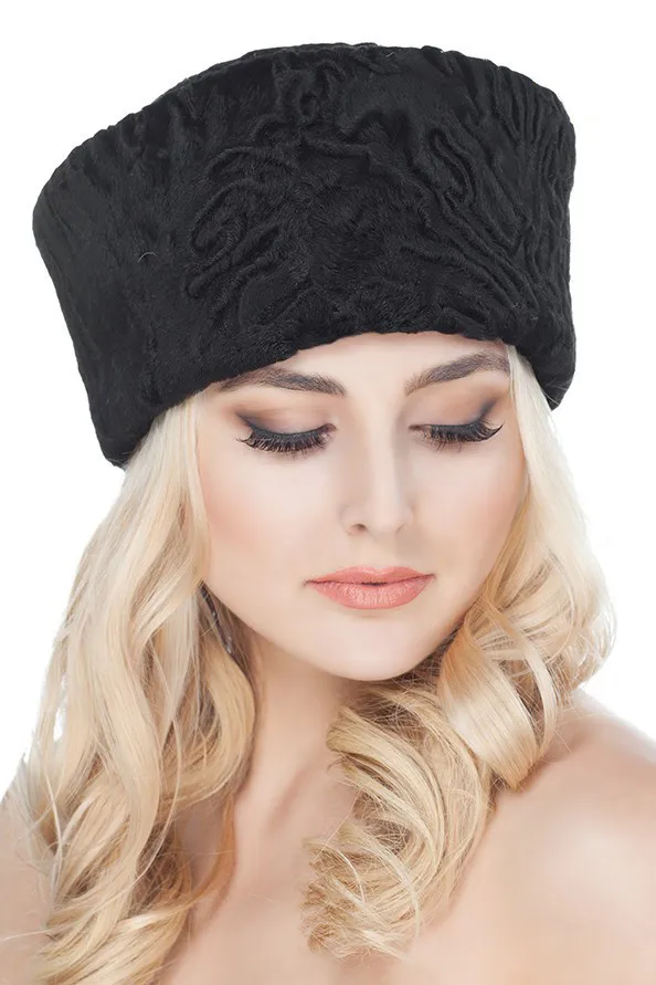 Persian Hat Pulinda Black Diplomat Karakul Winter Hat Astrakhan Fur Hat Beanie Hat Ambassador Cossack Hat jinnah Kashmiri