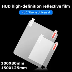 1pc Car HUD Reflective Film Head Up Display Protective Reflective Screen Consumption Overspeed Display Auto Accessories 2 Sizes