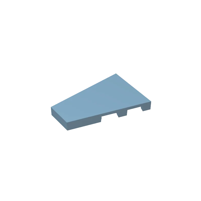 Gobricks GDS-M541 10pcs 2x3 Parts Wedge Tile Panel Left Bulk Cut Tiles Wall Bricks Plastic Tool Building Blocks Moc Sets