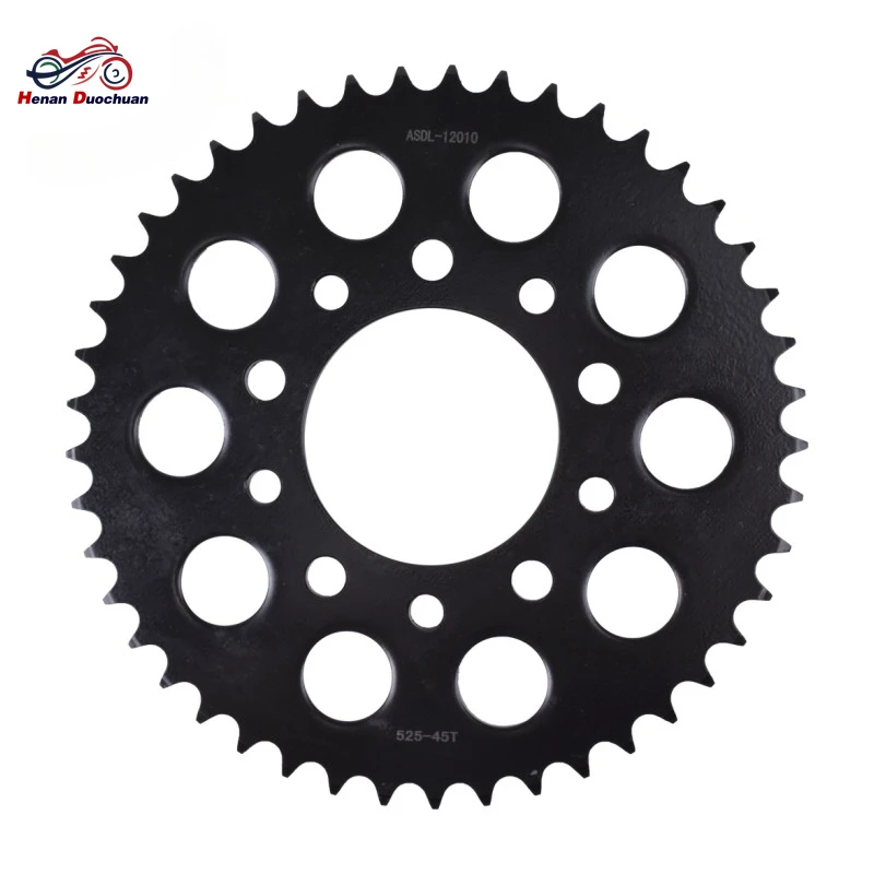 525 45T Rear Chain Sprocket for Honda CB400 F3 NV400 Steed400 VF400 VFR400 NV600 Steed600 XRV750 Africa Twin