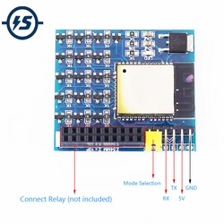 Wireless WIFI Module IoT ESP32 Relay Driver Remote Controller 16CH 16Bit Switch Module DC 5V 16 Channel APP Transceiver