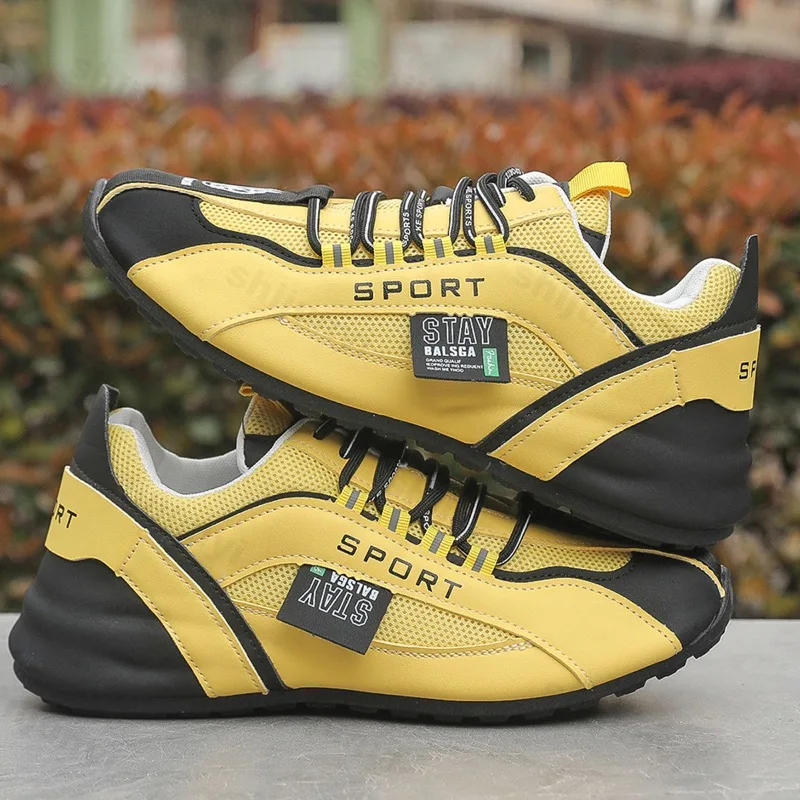 

2025 Spring New Casual Men's Shoes Fashion Trend Versatile Sports Thick Soled Comfortable Lightweight Non slip Non slip Sneakers