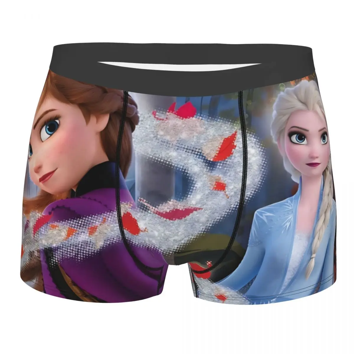 

Мужское модное нижнее белье Frozen Princess Elsa Anna, трусы-боксеры, мужские дышащие шорты, трусы