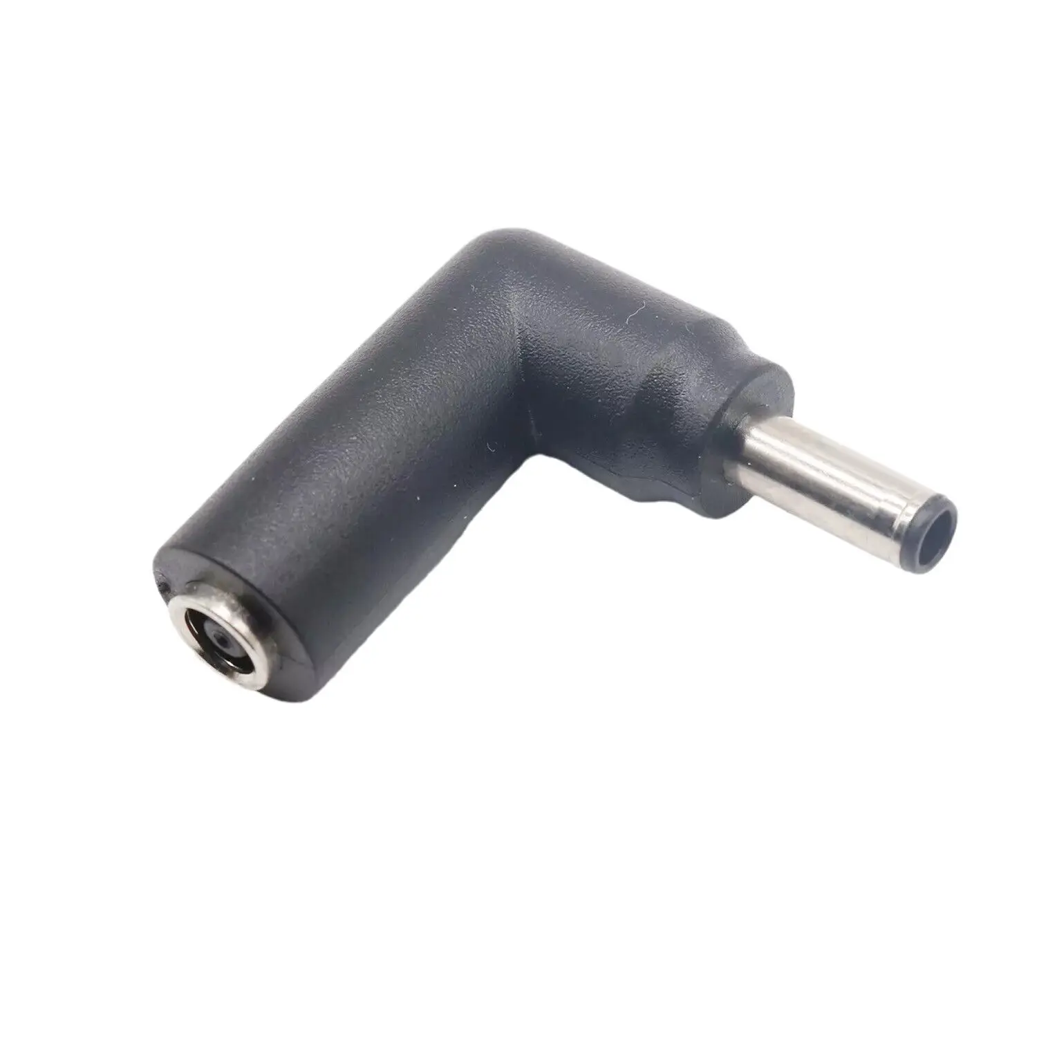 1pcs DC Power 4.5mm x 3.0mm Male to DC 4.5mm x 3.0mm Female Right Angle Adapter DC Barrel Power Connector Converter