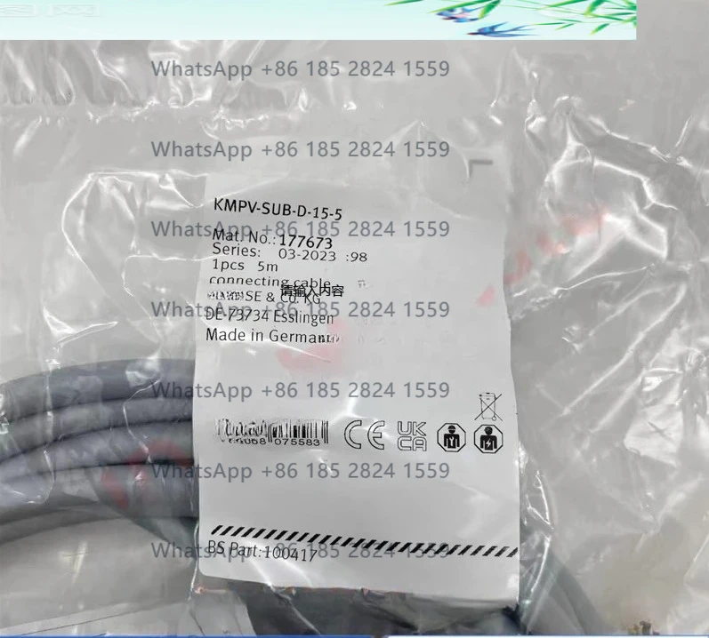 

Cable Socket KMPV Type 5/10 Position Industrial Connector Models KMPV-SUB-D-15-5 177673 KMPV-SUB-D-15-10 177674