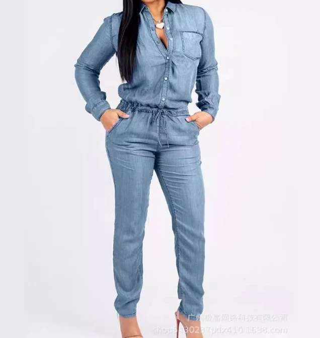 

Women's Elegant Style Jumpsuit 2024 Spring Summer Latest Ceremony Slim Fit Casual Romper Wrapped Sleeps Long Pants Bodysuit