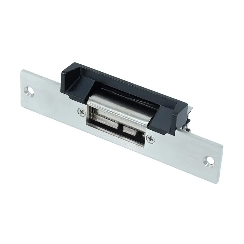 AB25-Electric Lock Access Control System Adjustable Narrow Type Electric Strike Door Lock Unlock Mode Access Control Lock NO
