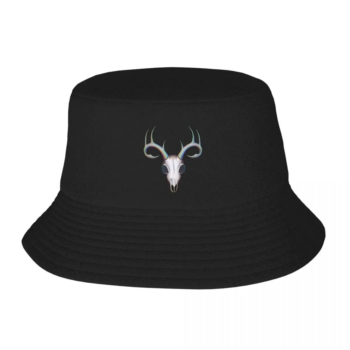 Dead Stare Deer Skull Bucket Hat hiking hat Thermal Visor beach hat Male Women's