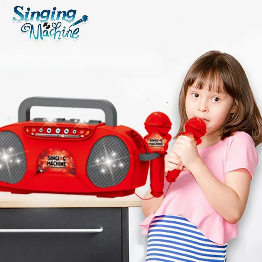 

Karaoke Microphone Toy Portable Wireless Bluetooth Microphone Children Adult Birthday Party Gift(red)Family KTV