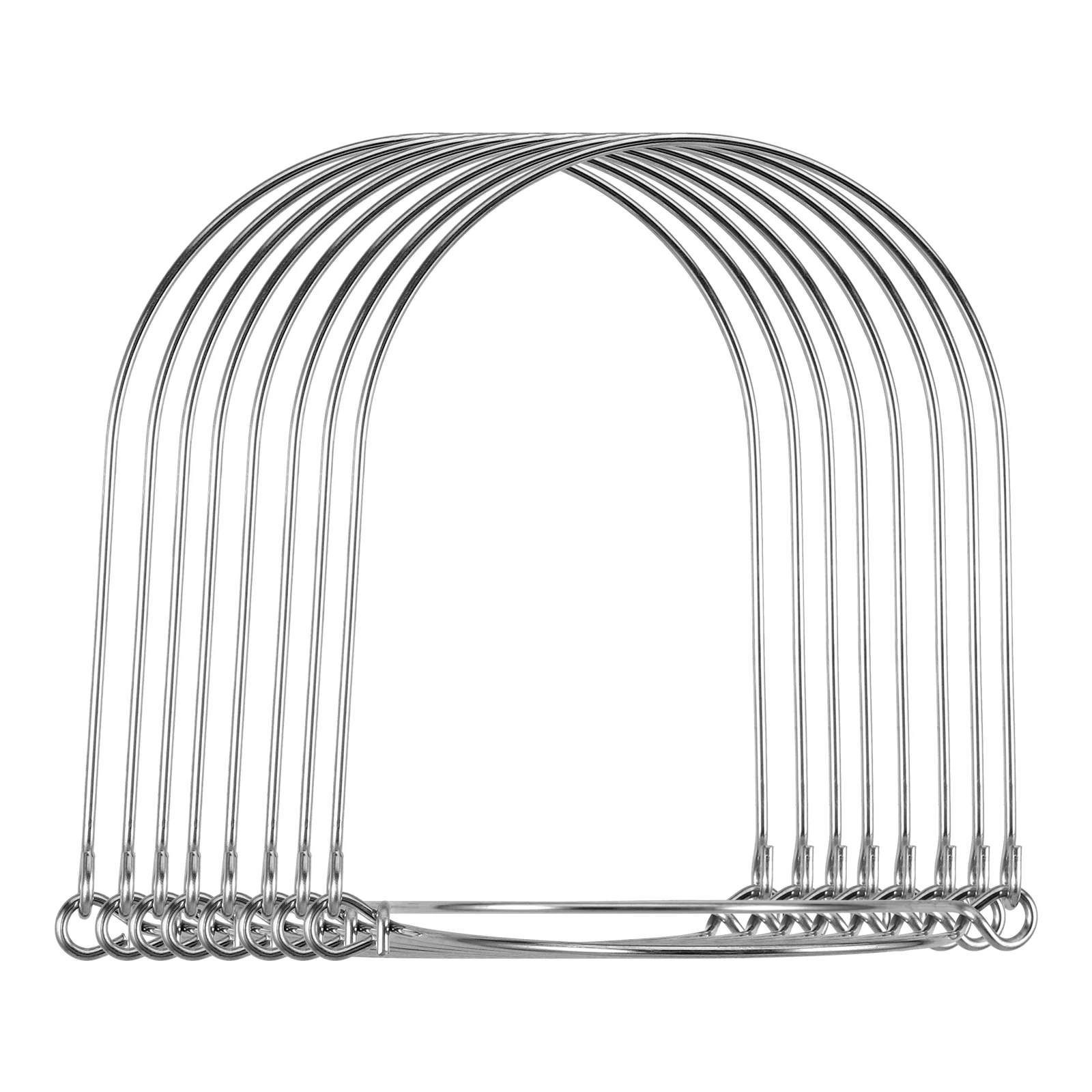 8pcs Black Handles for Stainless Steel Mason Jar Hooks Regular Mouth Mason Jars Canning Stainless Steel Storage Hooks Hanger