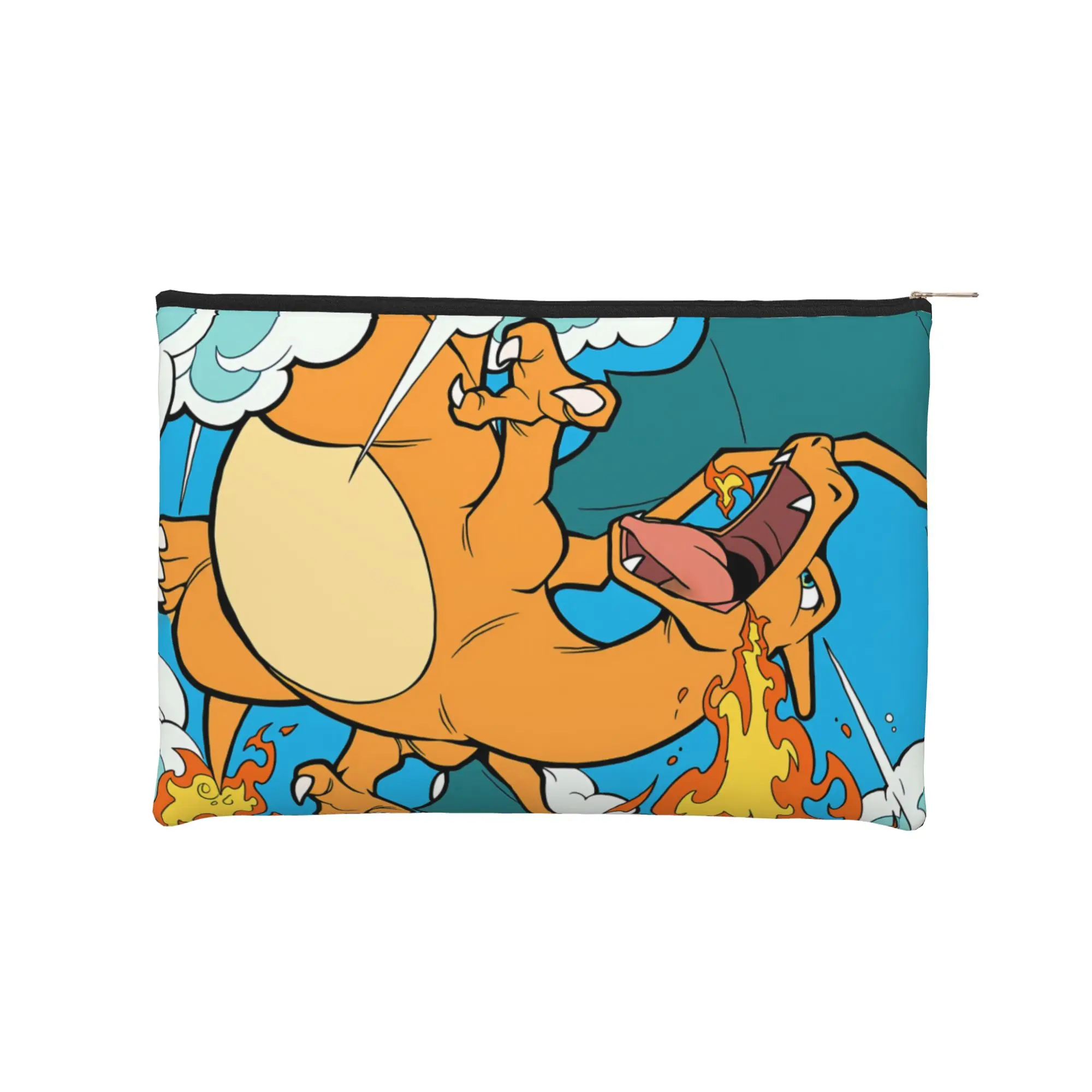 its bag Lightweight Cute pouch pokemon Makeup Bag Charizard Toiletry Bag with Zipper Travel Essentials Bag