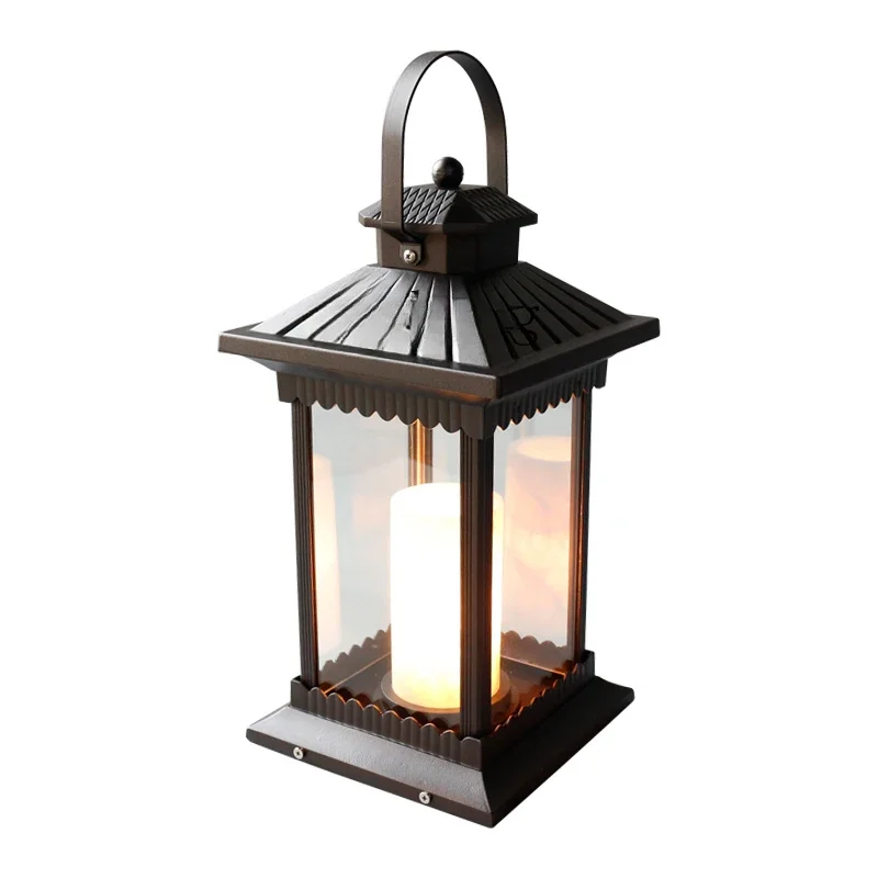 ZC Outdoor Waterproof Garden Lamp Villa Hotel Meeting Garden Retro Landscape Lamp Lawn Lamp