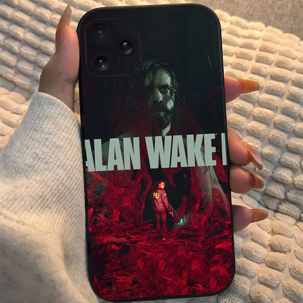 Game A-Alan Wake 2 Phone Case For iPhone 8 11 12 13 14 15 Mini X XR XS PRO MAX Plus Shell