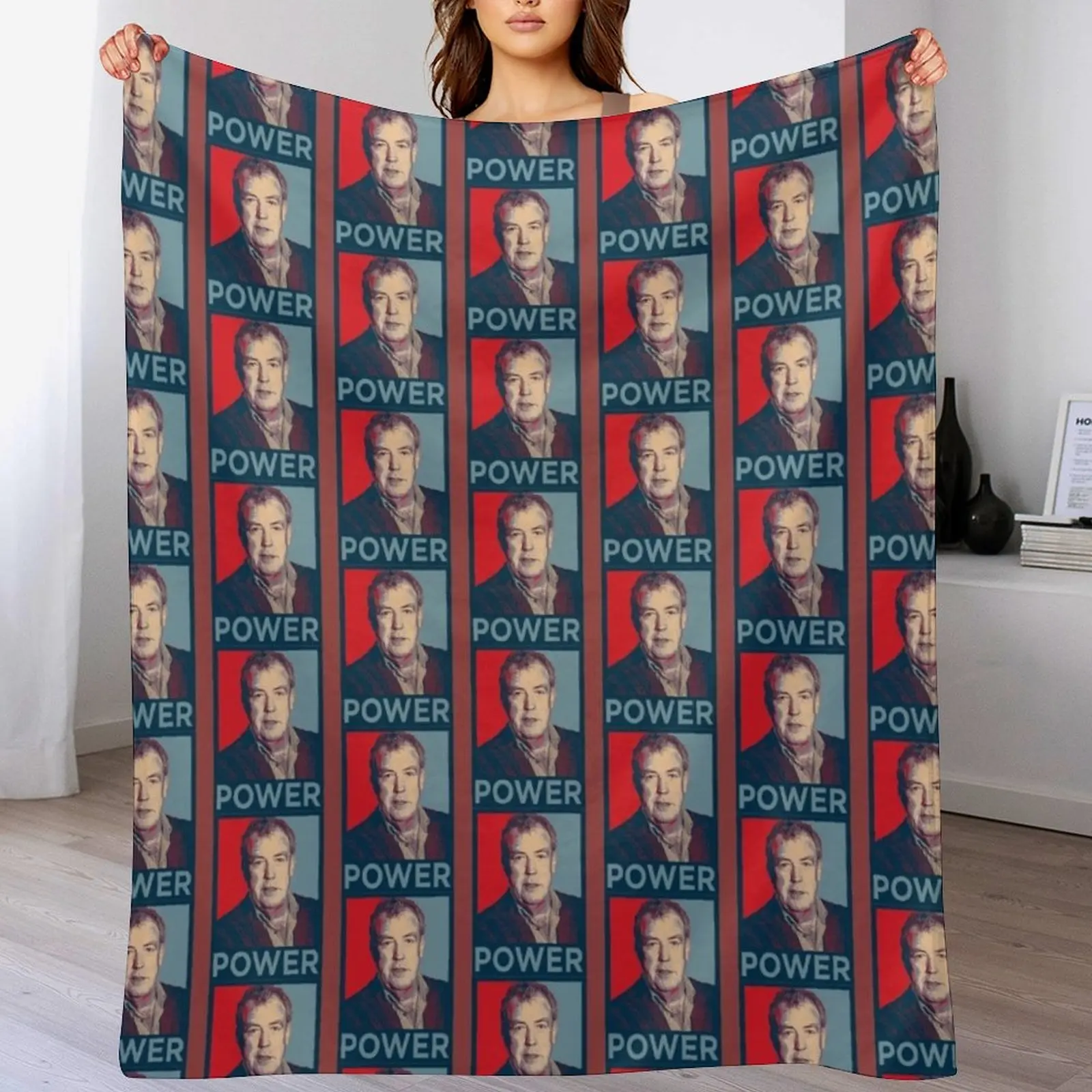 jeremy clarkson power Throw Blanket