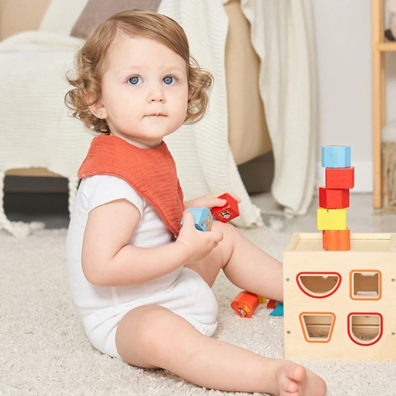 3 stuks stijlvolle baby bandana sjaal baby kwijlen slabbetje mousseline slabbetjes spuugdoekjes