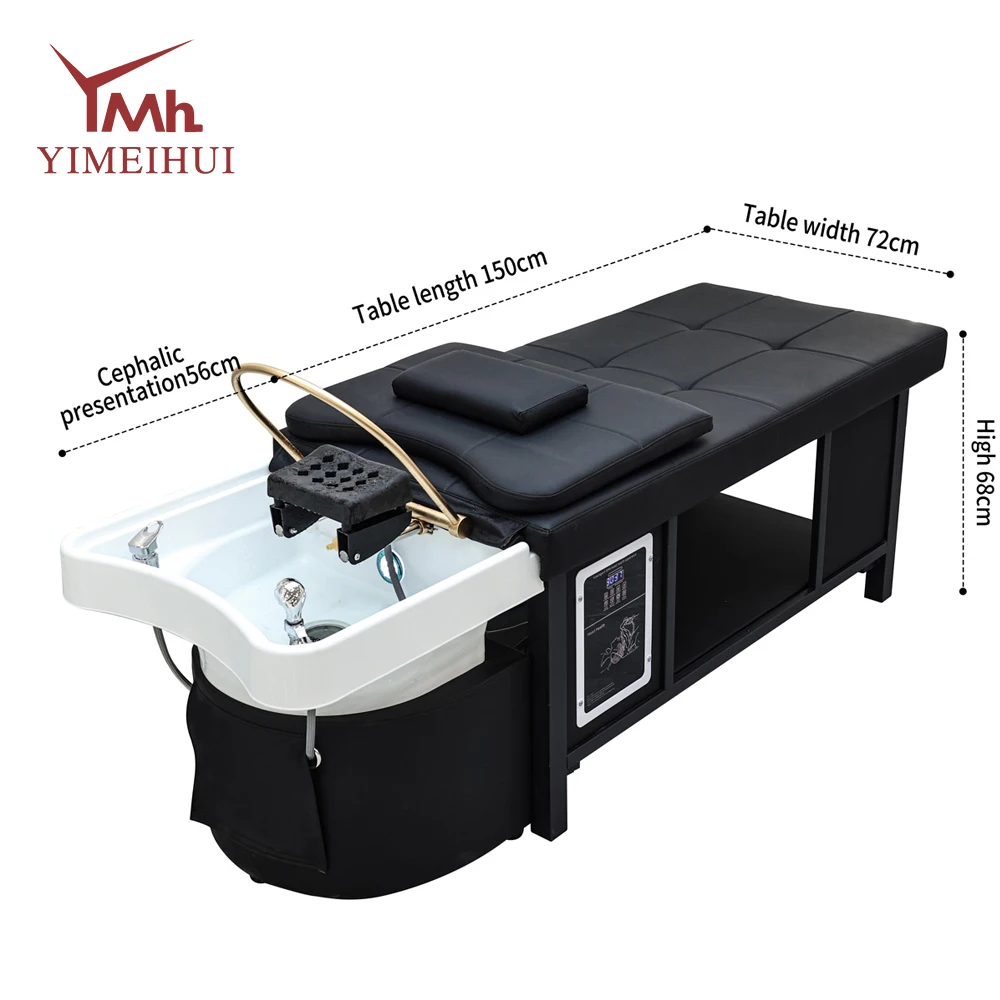 Modern Japanese Head Spa Waterfall Hair Washing Bed Salon Headspace Thai Massage Shampoo Bed Massage Integrated Bed - Image 5