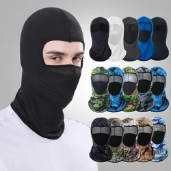 New Ice Full Face Mask Cover For Men Women Beanies Hat Solid Helmet Outdoor Sports Cycling Fast-dry Sunscreen Ski Balaclava Cap