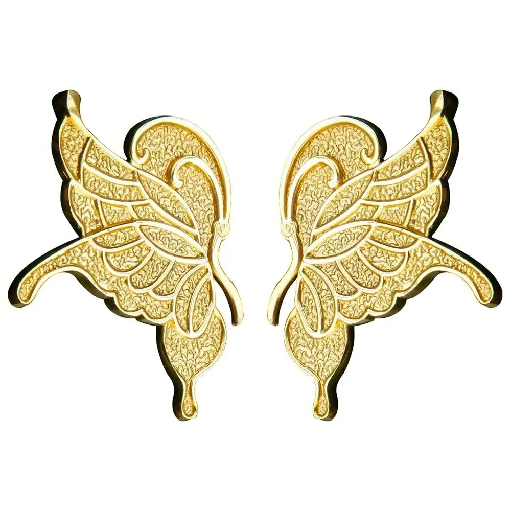 French 4Pairs Solid Brass Butterfly Furniture Pulls Handles Drawer Knobs Cupboard Wardrobe Closet Dresser TV Wine Cabinet Pulls