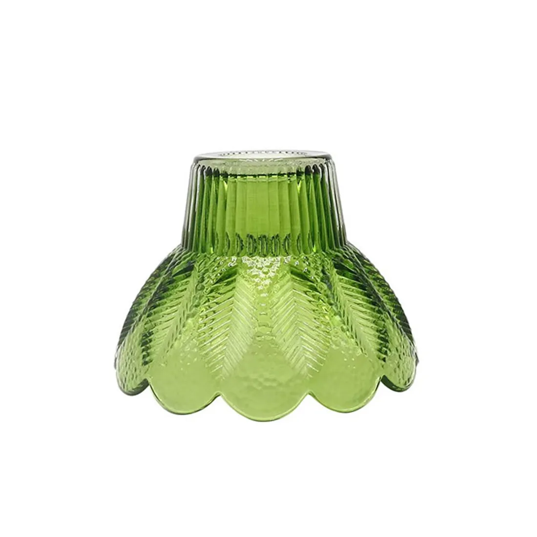 산업용 스테인드 글라스 E14 램프 갓 교체용, 30mm 개구부, 투명 호박색 녹색 E12 램프 갓 커버 (가정 및 사무실용)
