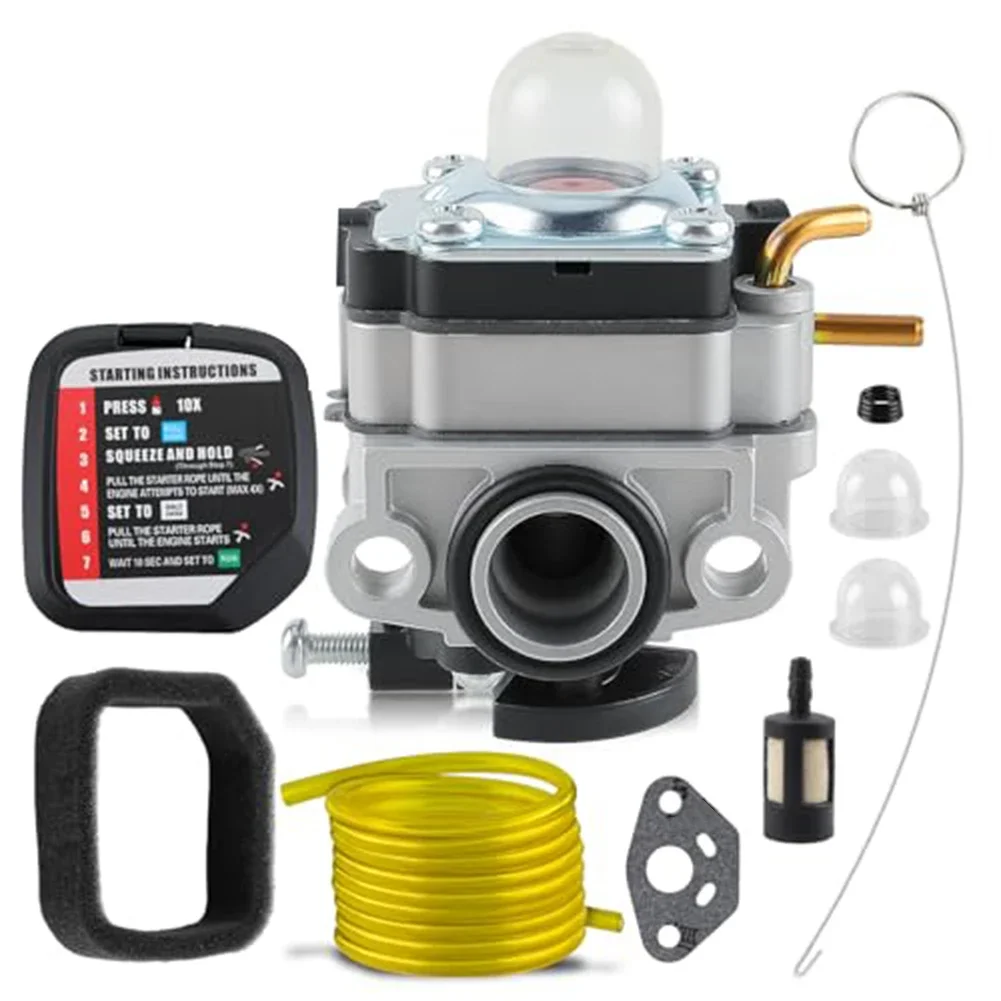 

Complete Carburetor Set for Homelite UT33600 UT33650 String Trimmers with Fuel and Air Filters for Better Performance