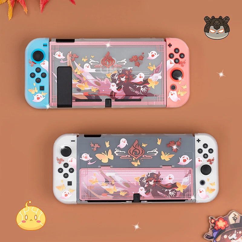 クールなアニメ保護ケースニンテンドースイッチシェル NS ジョイコン