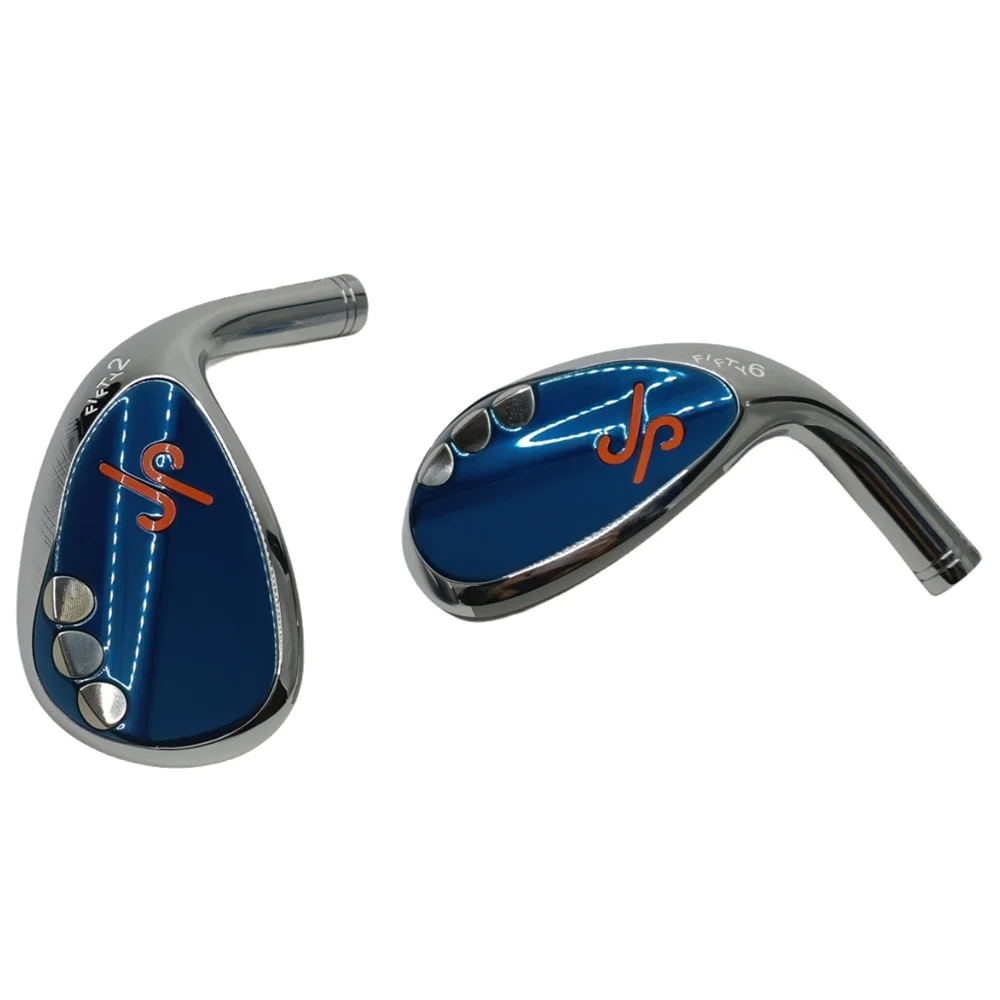 JP Golf Wedges golden/blue with Shaft and Grips , 46.48.50.52.54.56.58.60, Soft wedges Forged, 2024 Golf Clubs,