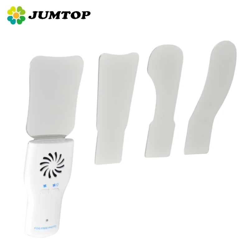 JUMTOP Dental Anti-Fog Mirrors with LED Light Fog Free Intraoral Photography Stainless Steel Mirror Orthodontic Reflectors