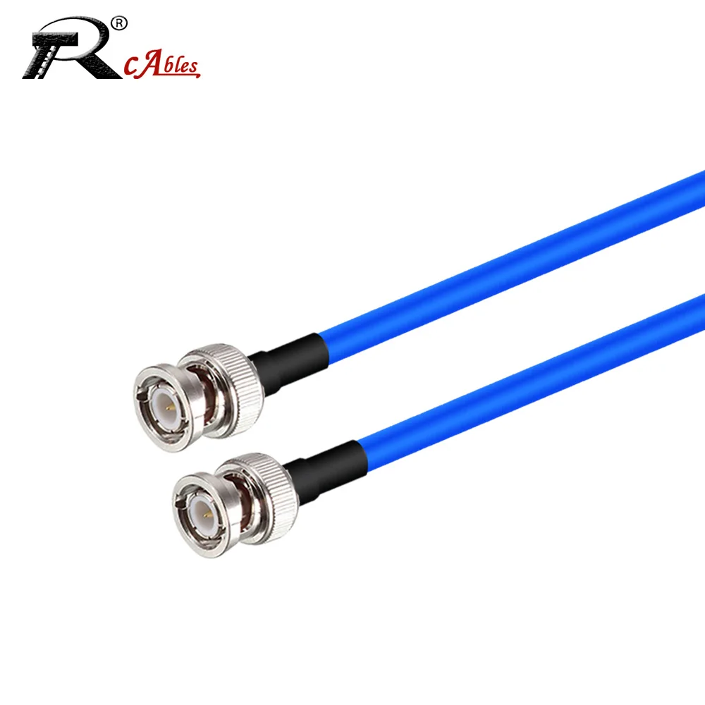 RG402 Semi Flexible Cable 50 Ohm Connector BNC Male to BNC Male 90Degree RF Adapter RF Coaxial Pigtail Extension Cord Jumper