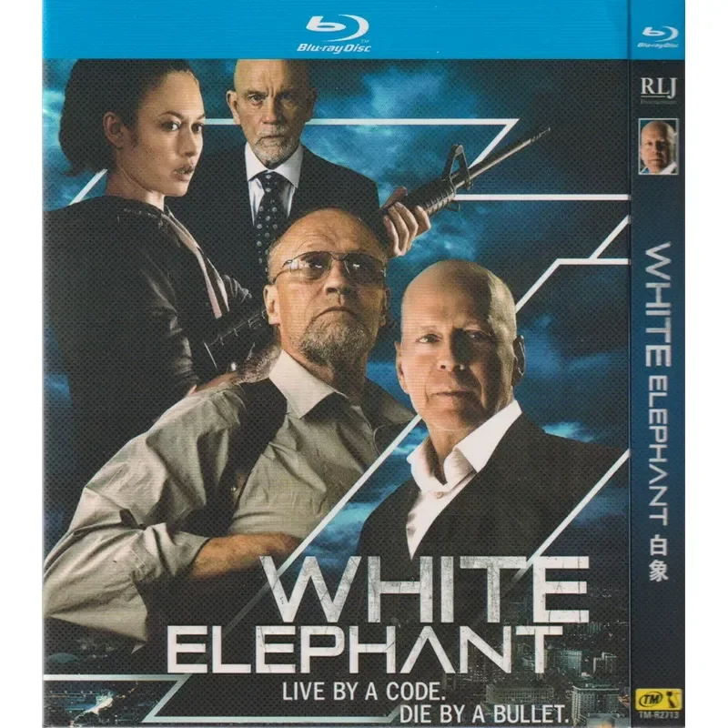 

Blu-ray American Action Thriller Movie White Elephant High Definition 1080P 1BD Disc Non-DVD Disc