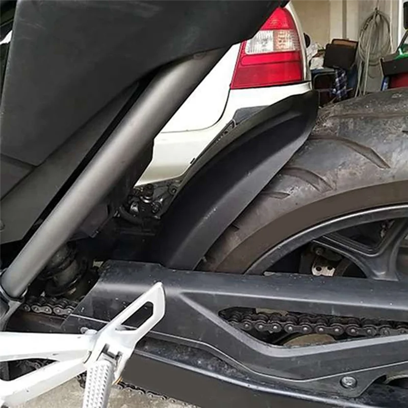 

Highly Recommended 1 PCS Mudflap Mudguard Rear Extender Fenders Modified Rear Fenders Black ABS For Honda NC700S NC700X NC750S N
