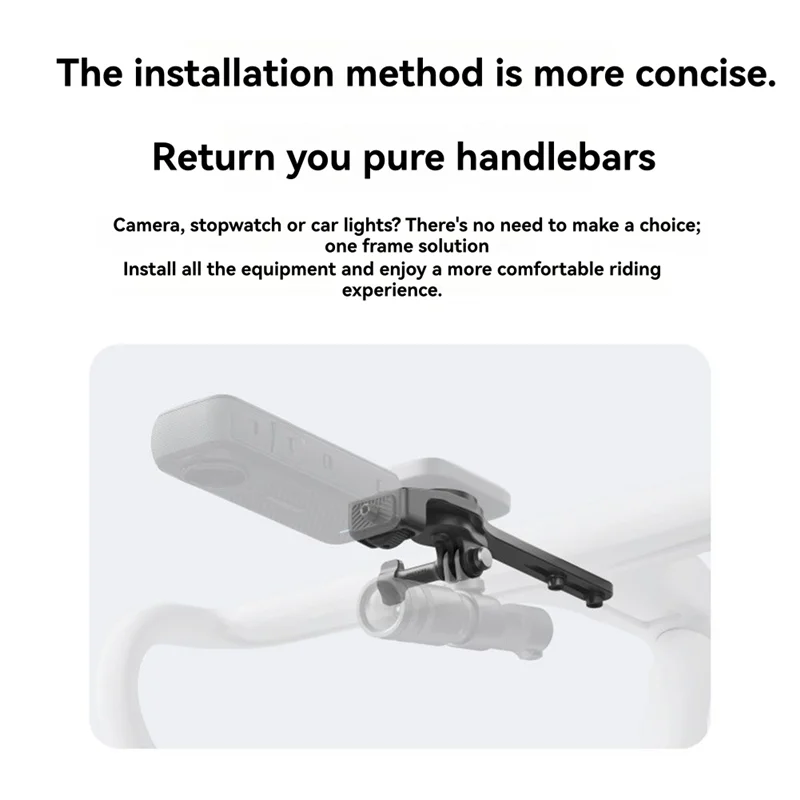Delicate Texture-For Insta360 Bike Computer Mount Kit For X4/X3/Acepro2 Versatile Cycling Accessory A