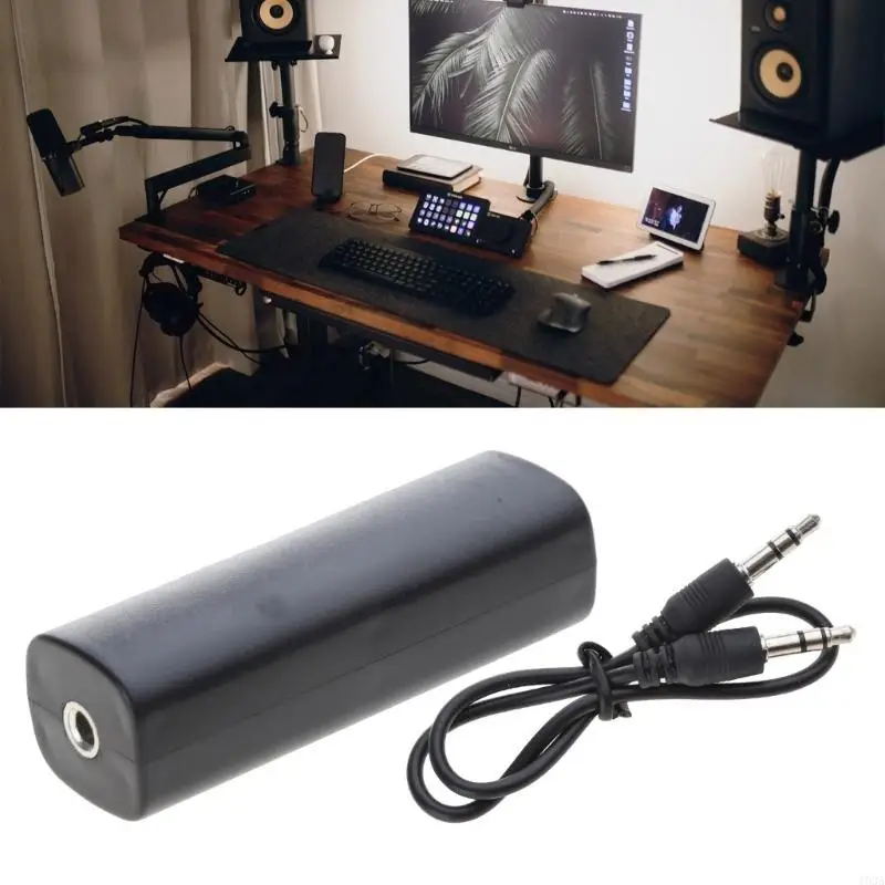 3.5mmオーディオグランドフィルターアンチインターファレンスノイズアイソレータキャンセルキャンセルカーオーディオホームステレオシステム193a