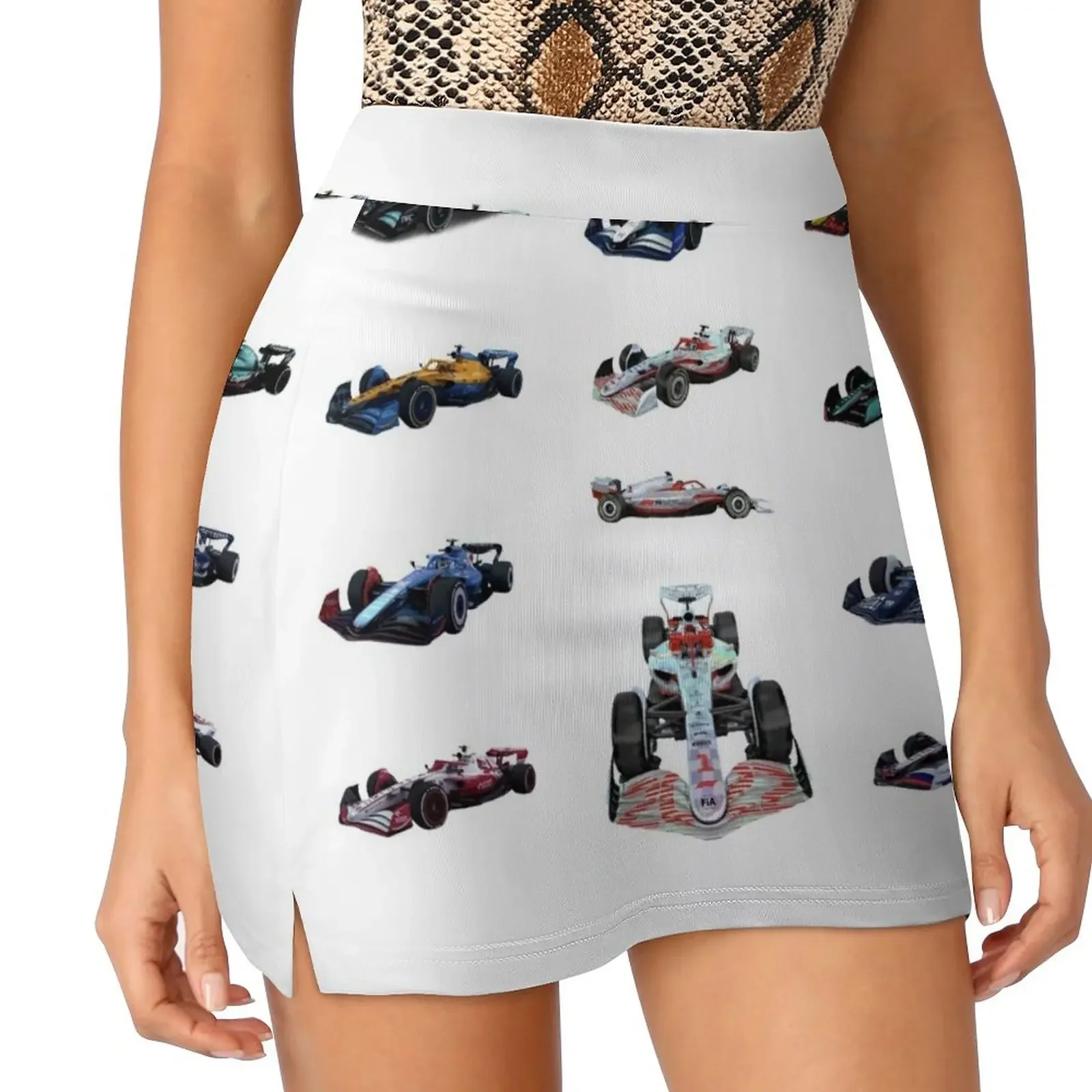 

F1 All cars 2022 Mini Skirt Womens dresses extreme mini dress summer clothes