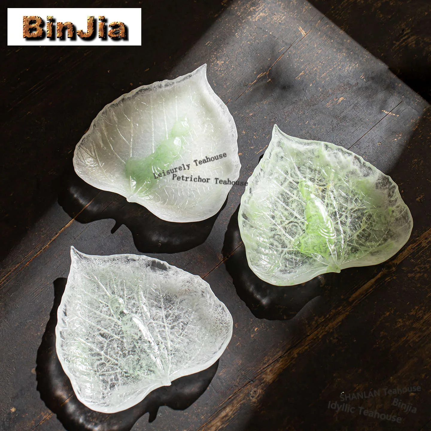 

Ancient Colored Glaze Leaf-shaped Tea Tray Snack Plate Coffee Storage Board Decorative Tray Dishes For Serving Tea Ceremony Gift