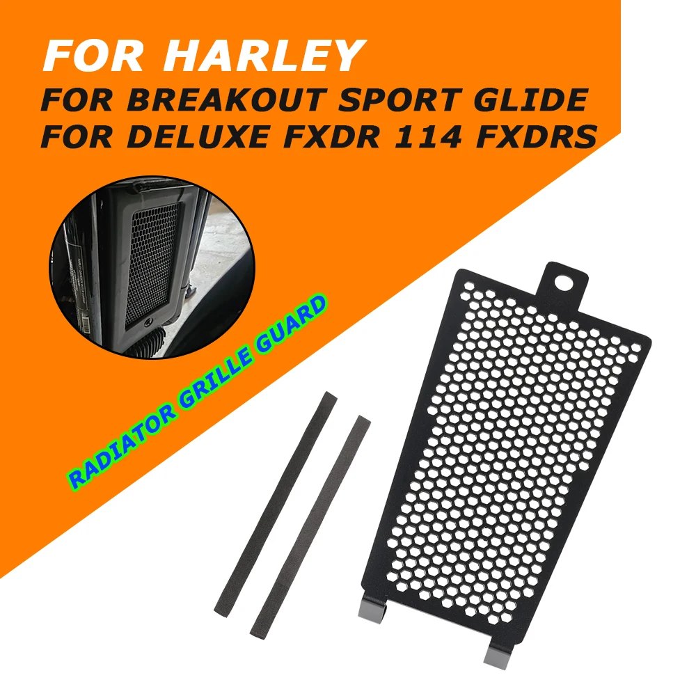 

Motorcycle Accessories Radiator Guard Grille Cover Grill Protection Mesh For Harley Deluxe FLDE FXDR 114 FXDRS Sport Glide FLSB