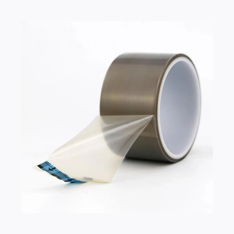 10M 300 Degree Pure Film PTFE High Temperature Resistance Adhesive Tape Cloth Heat Insulation Sealing Machine Thickness 0.08mm