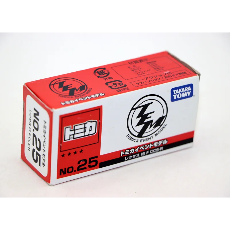 Diecast TOMY TEM LEXUS IS F CCS-R Limited Edition Alloy Car Model Collectible Toy Gift Souvenir Display Ornament