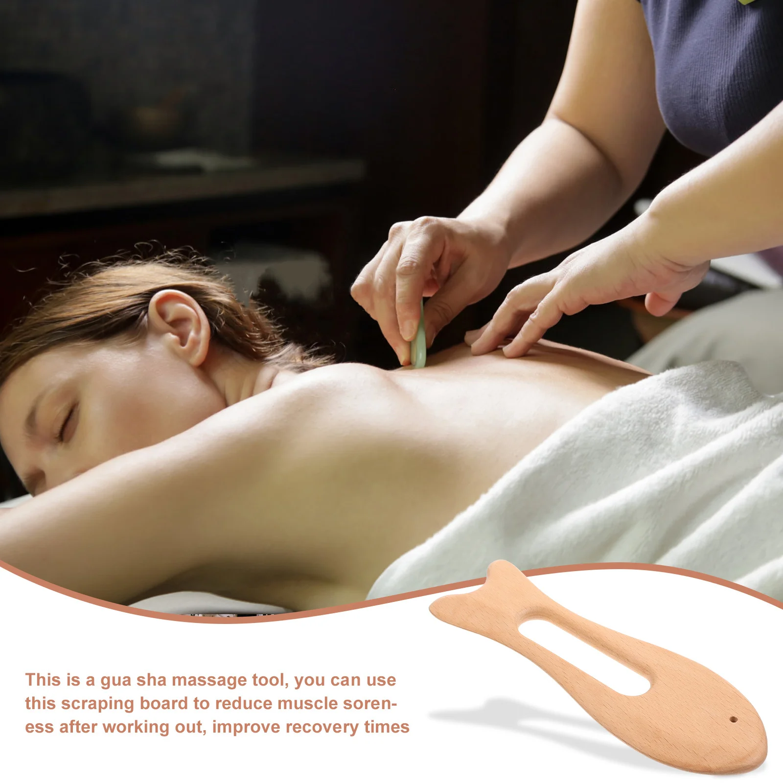 

Массажная доска, деревянный инструмент Гуа Ша, многофункциональный инструмент для лица, шеи, рук, ног, облегчение боли, кожи, здоровье, красота, компактный, многоразовый