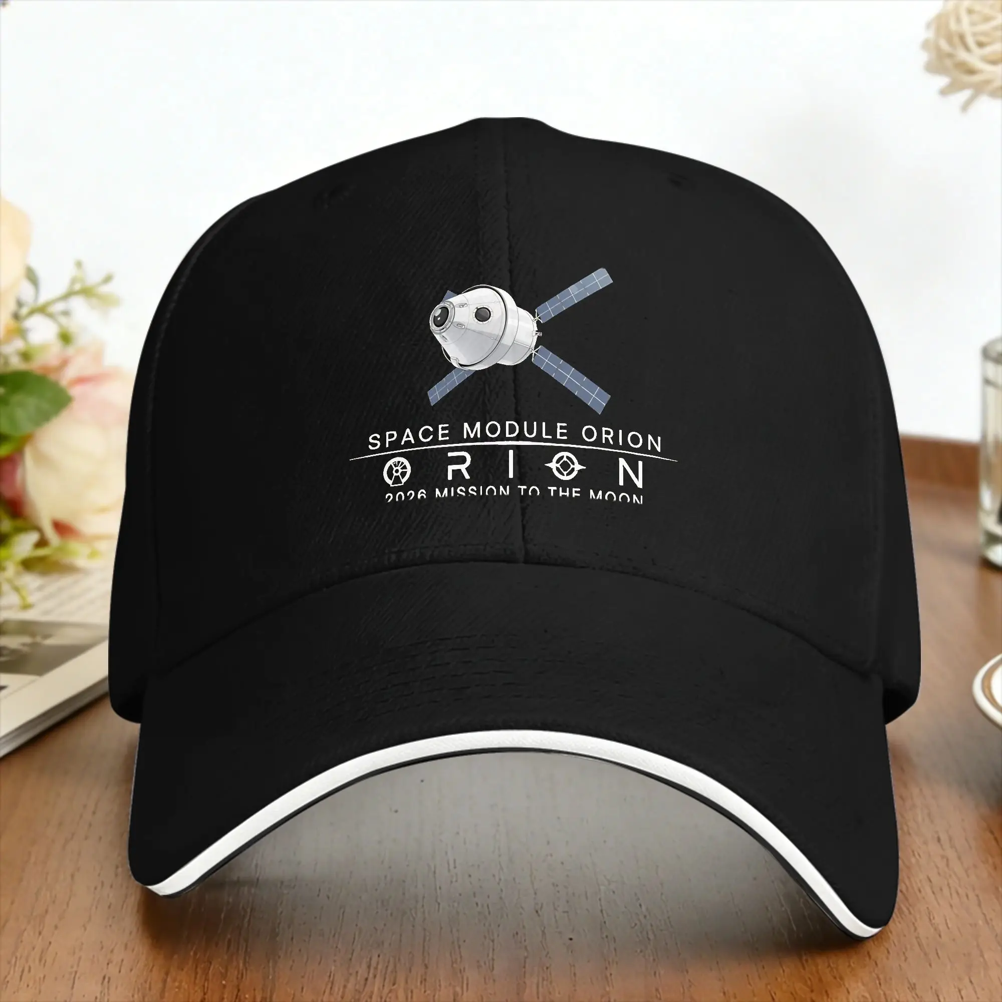 Artemis Orion Space Module 2026 Mission to the Moon Art Baseball Cap  Unisex Print Trucker Hat Casual Outdoor Gym Snapback Cap