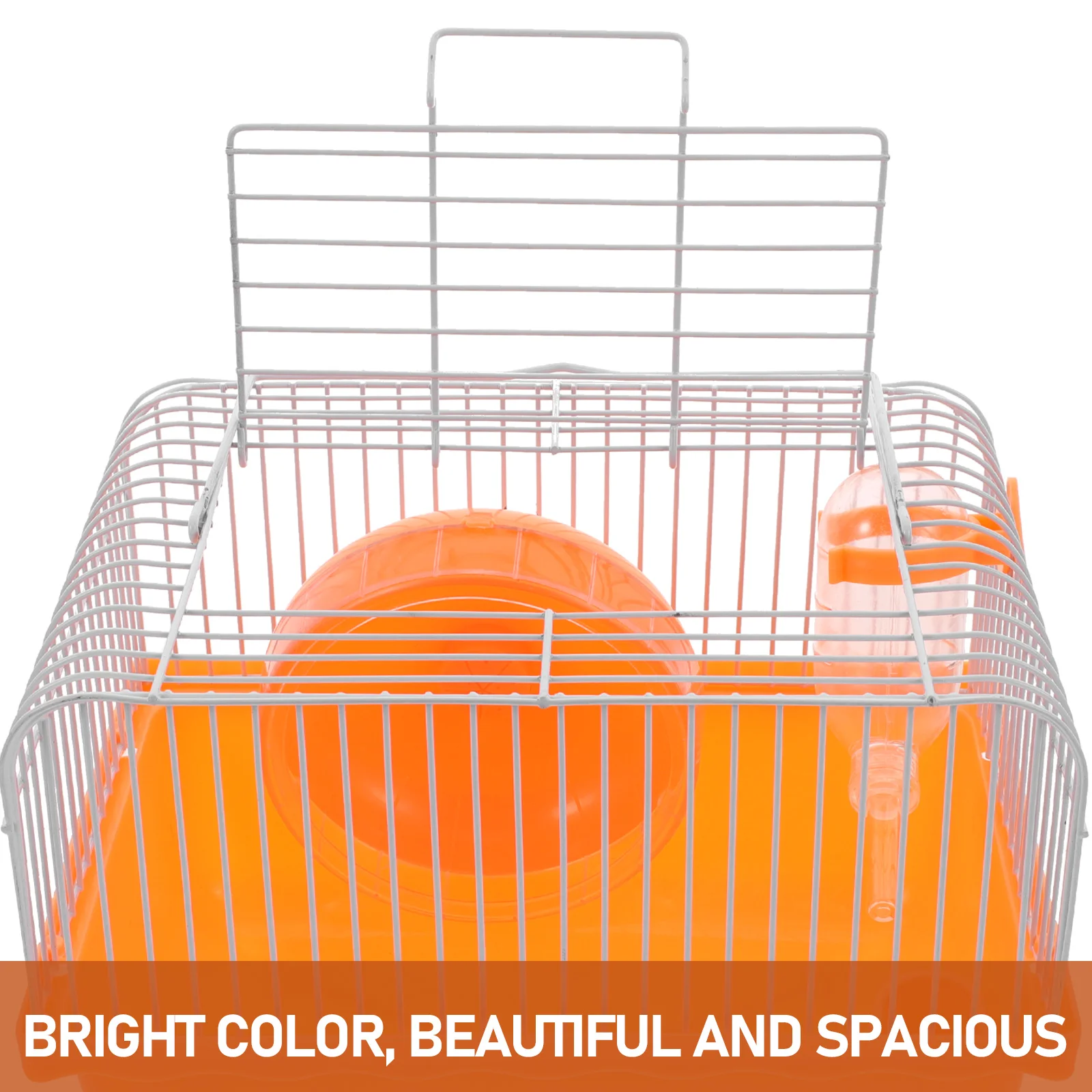 

Pink Cage for Hamster Chinchilla Guinea Pig Multifunction Design Eat Sleep Play Safe Material Small Pet Supplies Plastic House
