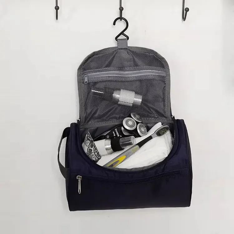 Tragbares Reise-Kosmetik-Set für Herren, ideal für Geschäftsreisen im Freien, große Kosmetiktasche, Organizer-Tasche, Badetasche, Pflege-Set. – Detail 2